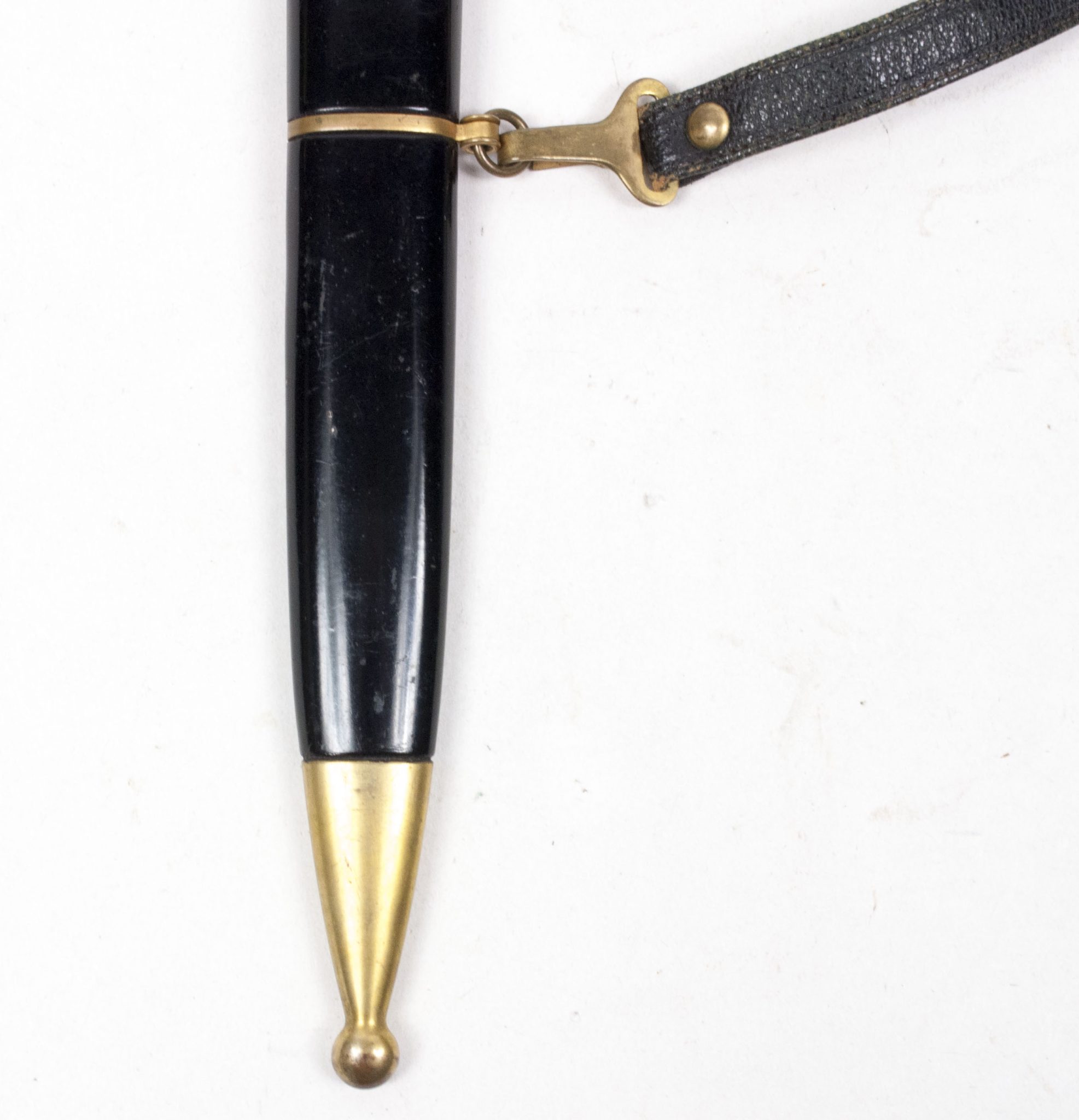 (Italy) MVSN Officers Dagger Model 1939 with leather hanger - Image 21