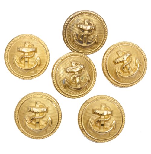 Kriegsmarine (KM) buttons 6x (medium)