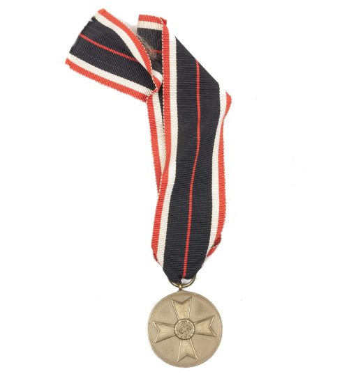 Kriegsverdienstmedaille (KVKm) War Merit Medal on long ribbon