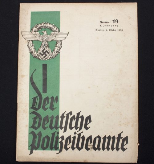 (Magazine) Der deutsche Polizeibeamte Nummer 19. 4. Jahrgang