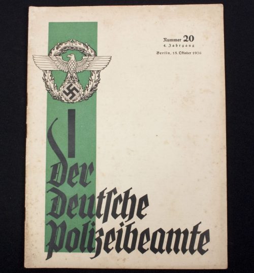 (Magazine) Der deutsche Polizeibeamte Nummer 20. 4. Jahrgang