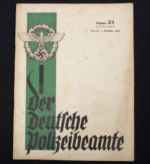 (Magazine) Der deutsche Polizeibeamte Nummer 21. 4. Jahrgang