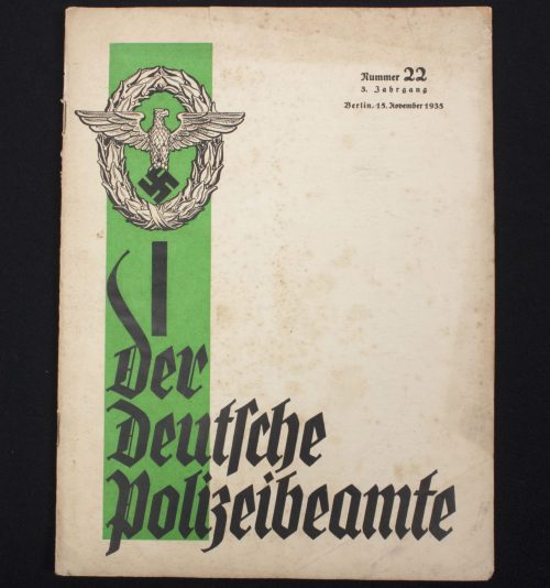 (Magazine) Der deutsche Polizeibeamte Nummer 22. 3. Jahrgang
