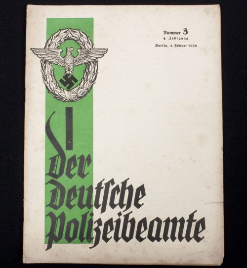 (Magazine) Der deutsche Polizeibeamte Nummer 3. 4. Jahrgang