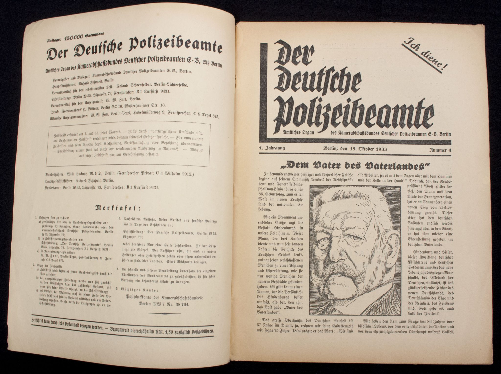 (Magazine) Der deutsche Polizeibeamte Nummer 4. 1. Jahrgang (2) (Magazine) Der deutsche Polizeibeamte Nummer 4. 1. Jahrgang