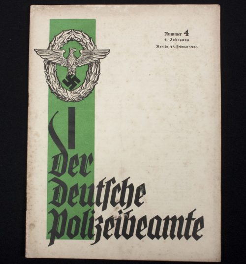 (Magazine) Der deutsche Polizeibeamte Nummer 4. 4. Jahrgang