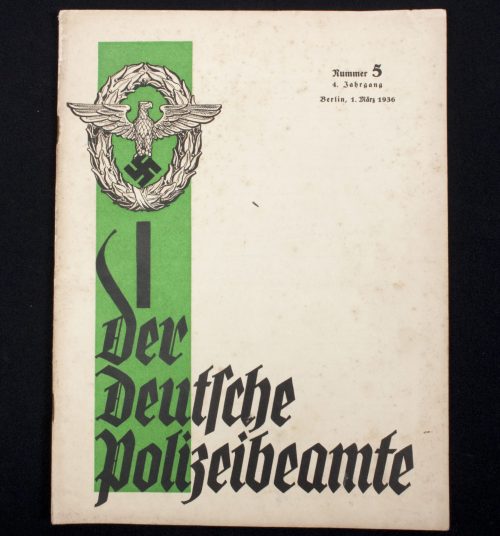 (Magazine) Der deutsche Polizeibeamte Nummer 54. 4. Jahrgang