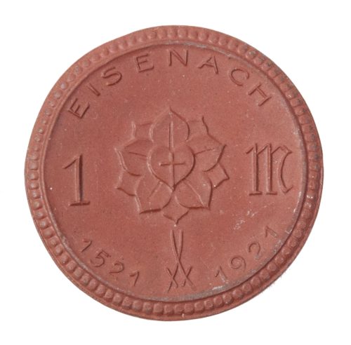 Martin luther Eisenach 1521 - 1921 table medal