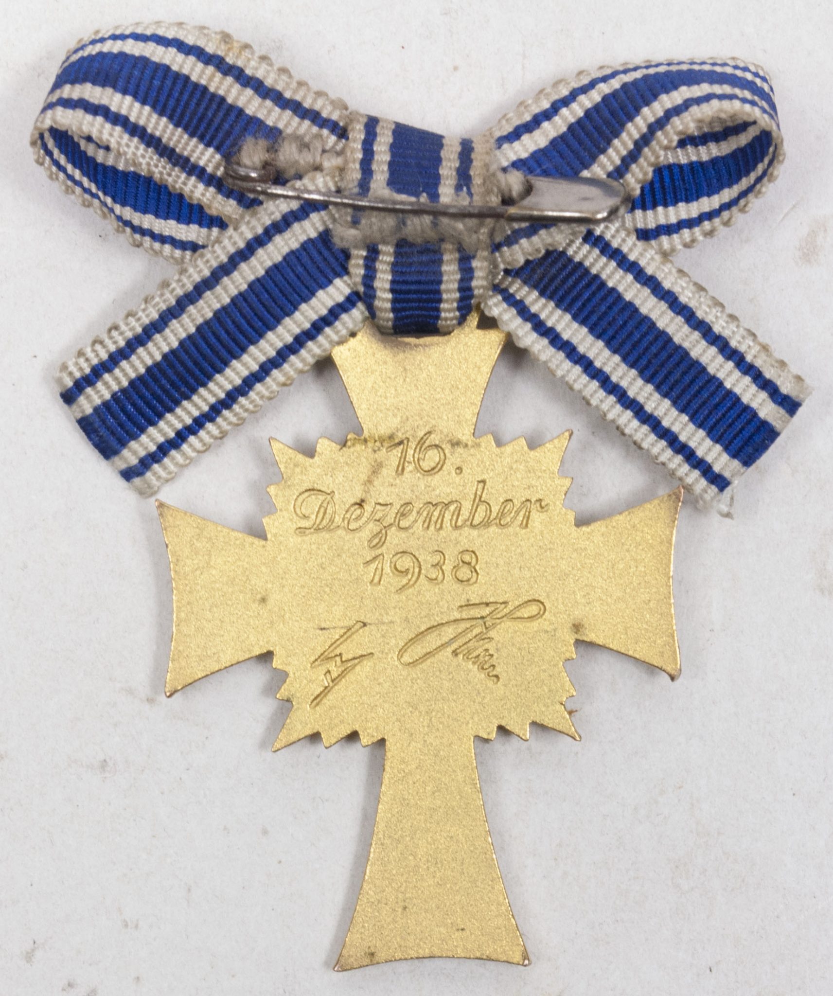 Mutterkreuz gold Motherscross gold single mount – rare (3) Mutterkreuz gold Motherscross gold single mount - rare