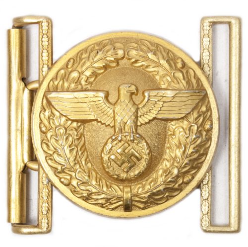NSDAP Political leader buckle + clasp (RZM marked)