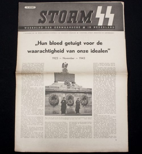 (Newspaper) Storm SS – Derde Jrg. Nr.31 – 5 november 1943