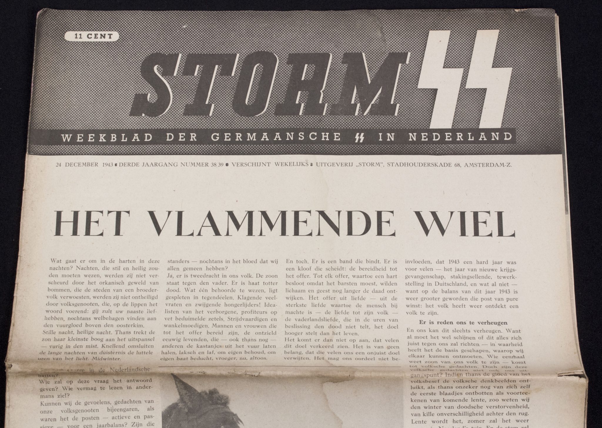 (Newspaper) Storm SS – Derde Jrg. Nr.3839 – 24 december 1943 (3)
