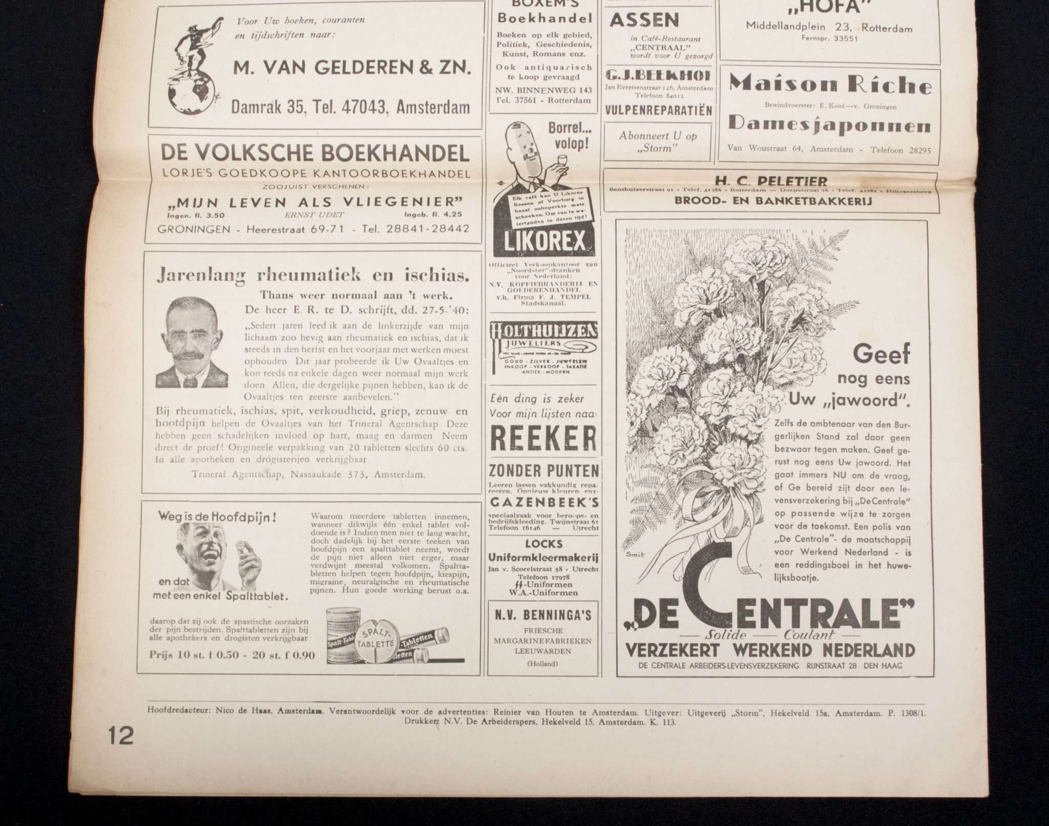 (Newspaper) Storm SS – Tweede Jrg. Nr.360 – 11 december 1942 (Vlaamsche-SS School article)