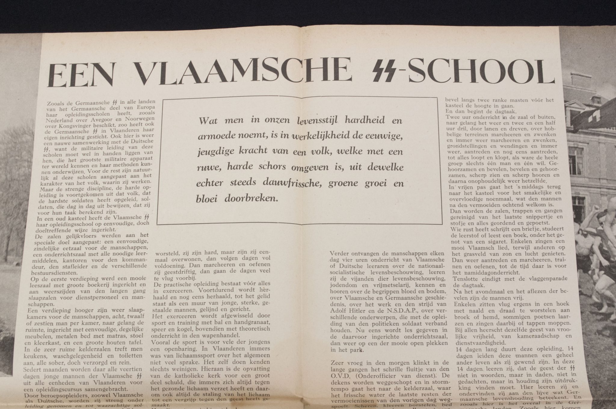 (Newspaper) Storm SS – Tweede Jrg. Nr.360 – 11 december 1942 (Vlaamsche-SS School article)