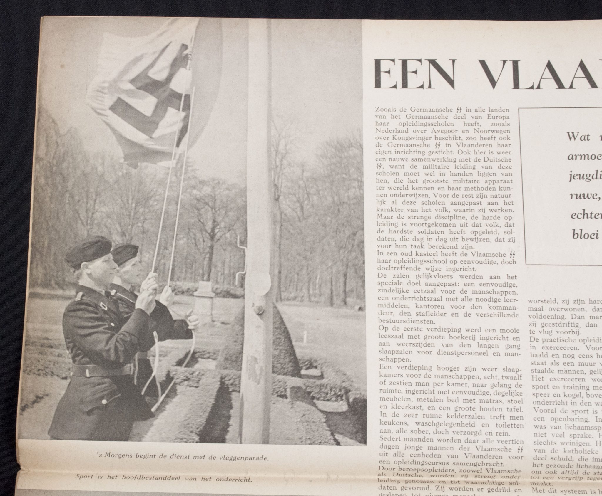 (Newspaper) Storm SS – Tweede Jrg. Nr.360 – 11 december 1942 (Vlaamsche-SS School article)