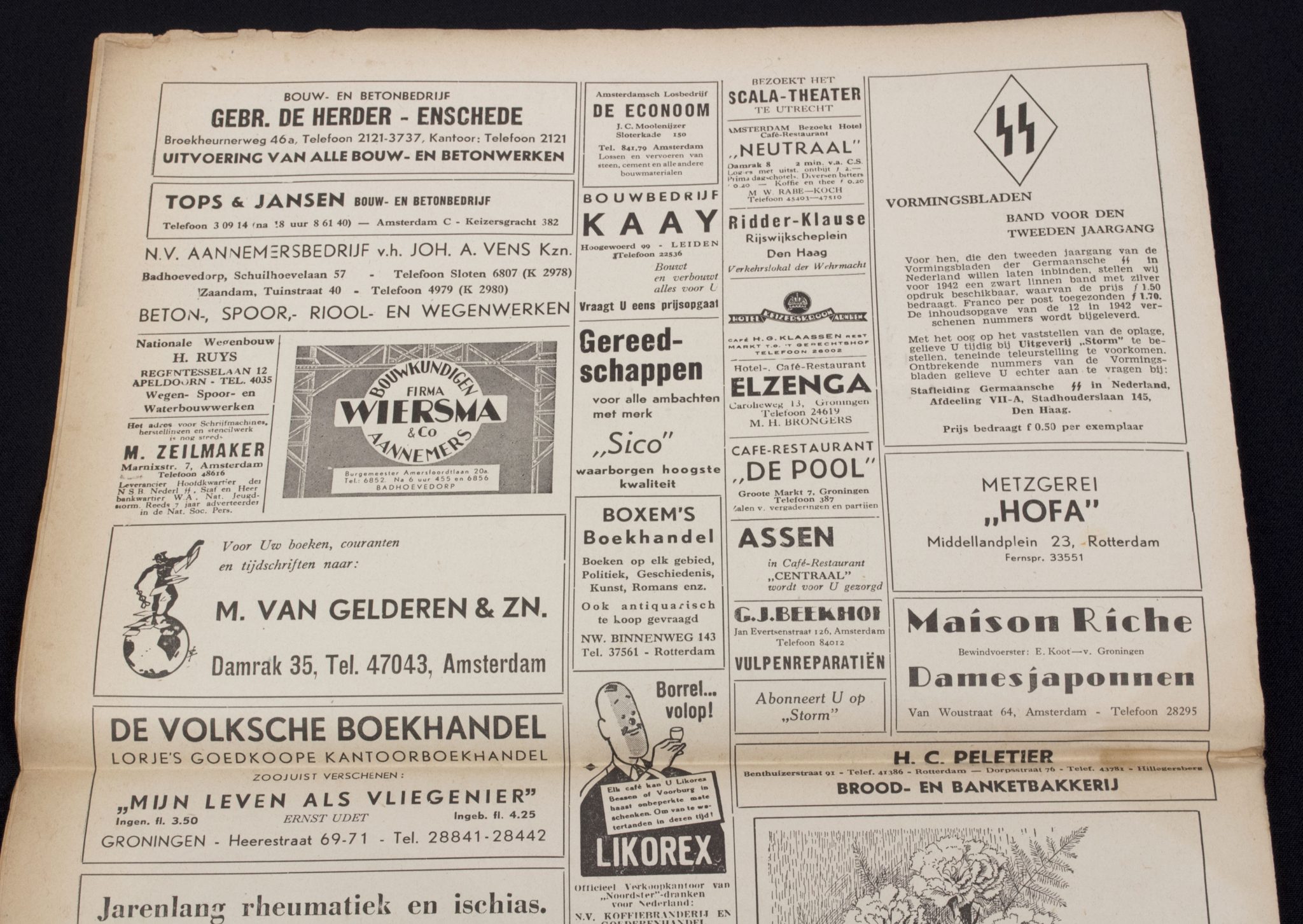(Newspaper) Storm SS – Tweede Jrg. Nr.36 – 11 december 1942 (Vlaamsche-SS School article) - Image 19