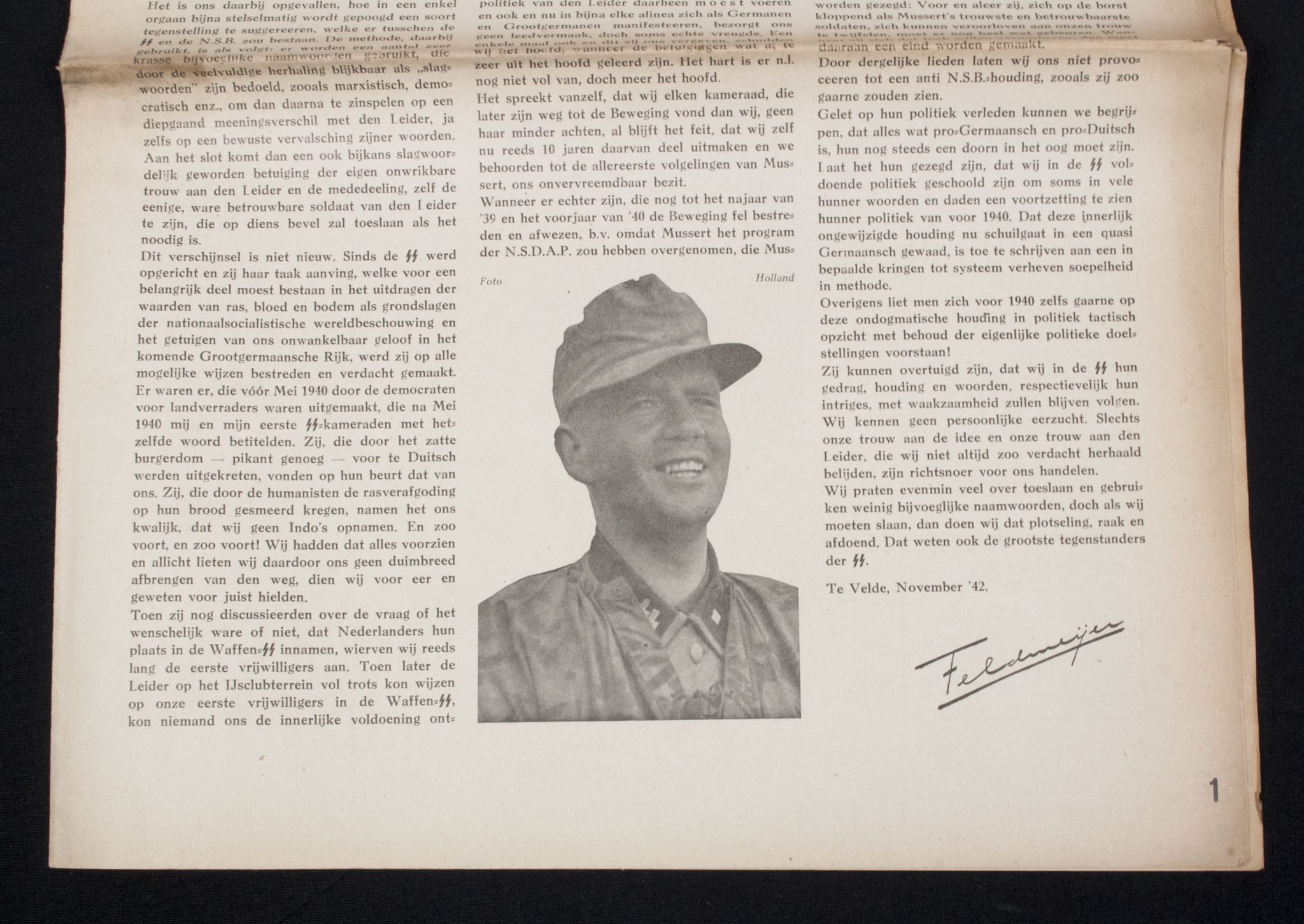 (Newspaper) Storm SS – Tweede Jrg. Nr.360 – 11 december 1942 (Vlaamsche-SS School article)