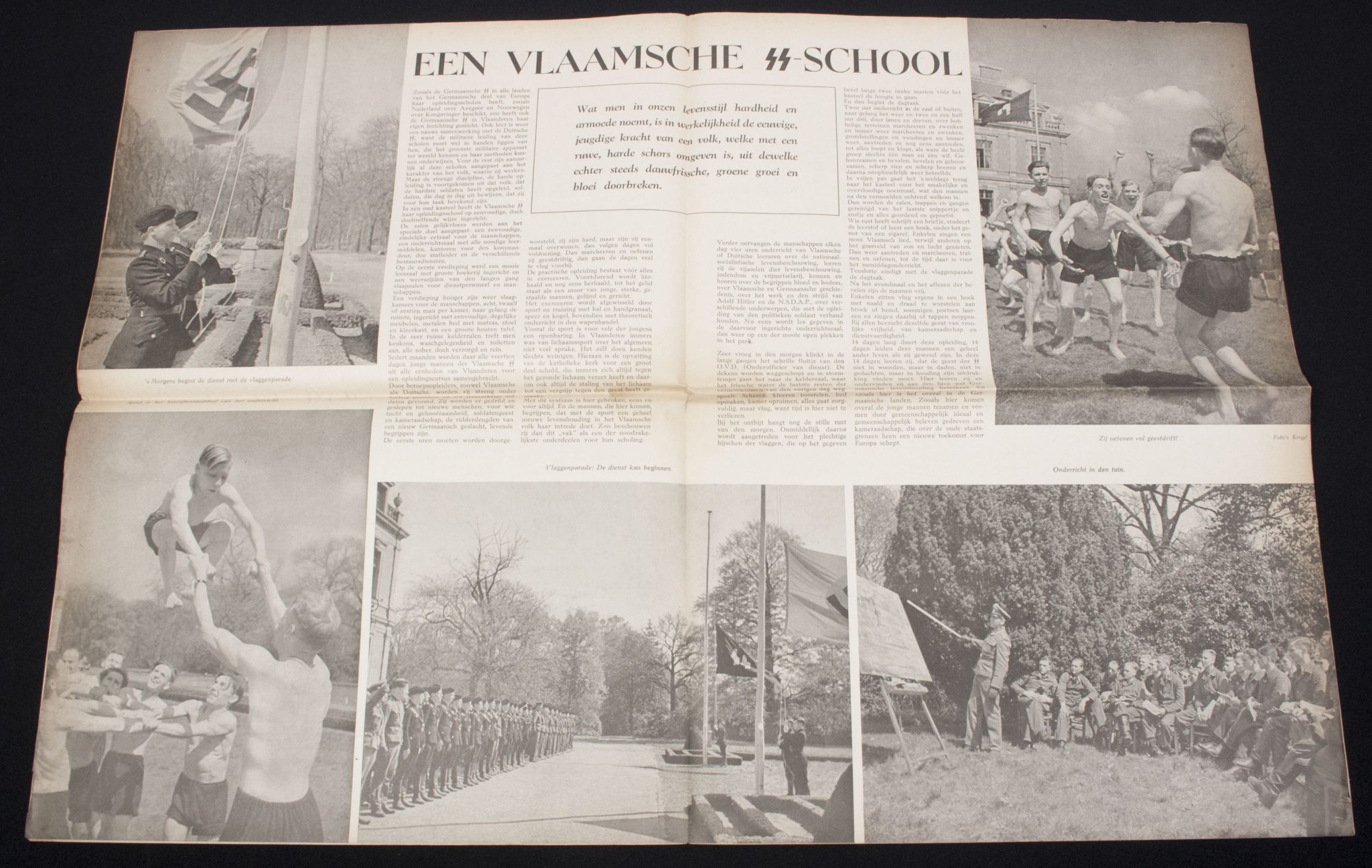 (Newspaper) Storm SS – Tweede Jrg. Nr.360 – 11 december 1942 (Vlaamsche-SS School article)