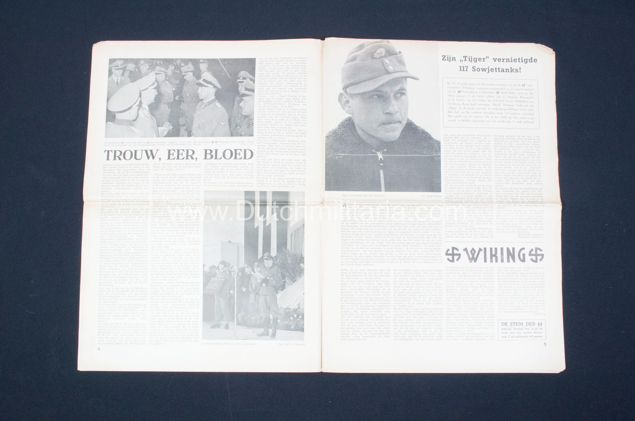 (Newspaper) Storm SS 11 February 1944 - Leistungsrune / Himmler in Avegoor edition - Extremely rare - Image 20
