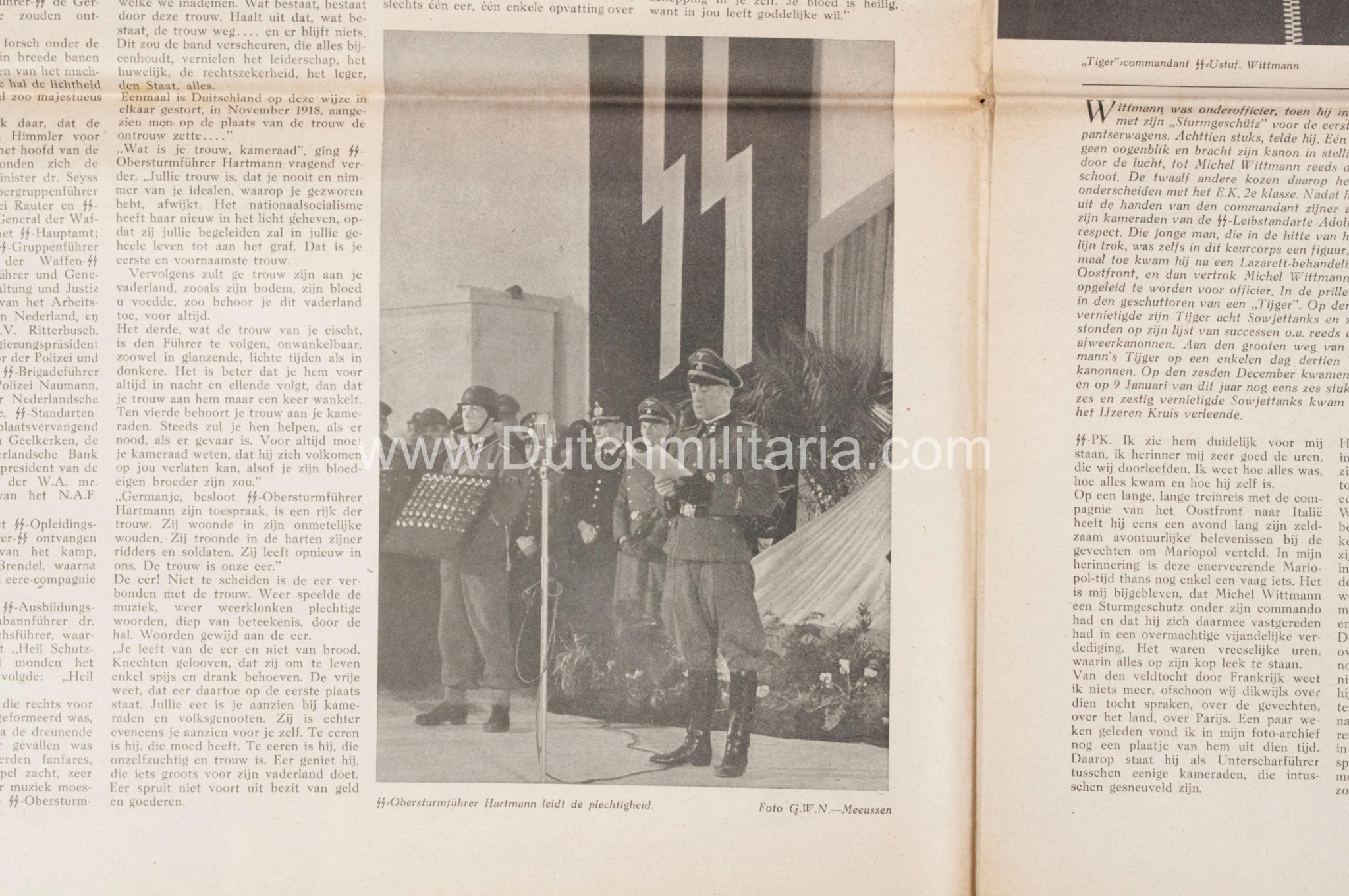 (Newspaper) Storm SS 11 February 1944 - Leistungsrune / Himmler in Avegoor edition - Extremely rare - Image 23