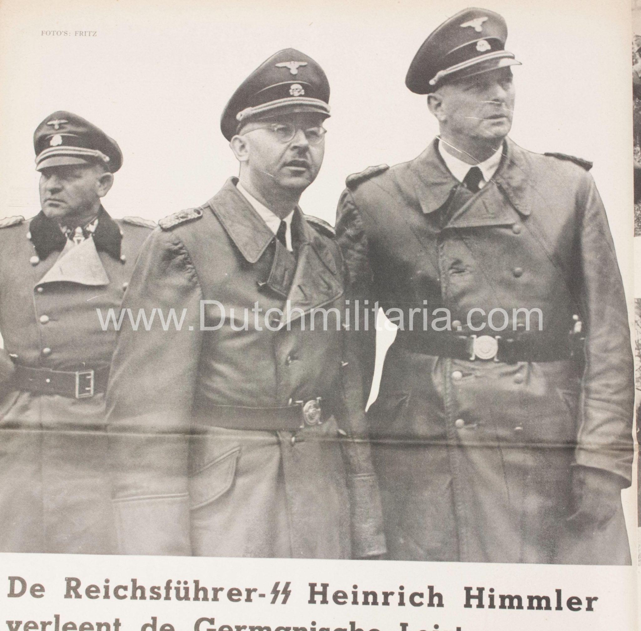 (Newspaper) Storm SS 11 February 1944 - Leistungsrune / Himmler in Avegoor edition - Extremely rare - Image 28