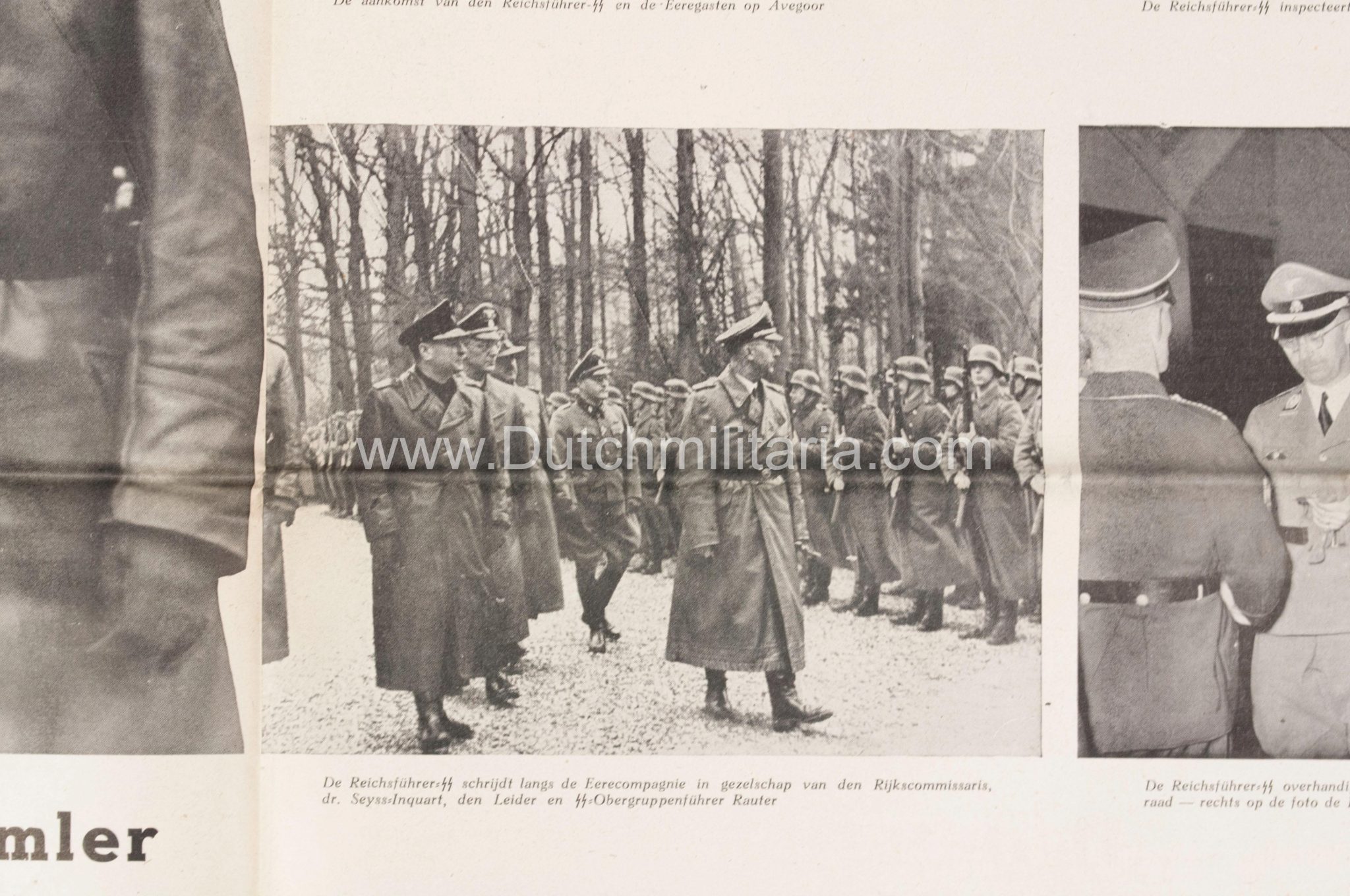(Newspaper) Storm SS 11 February 1944 - Leistungsrune / Himmler in Avegoor edition - Extremely rare - Image 30