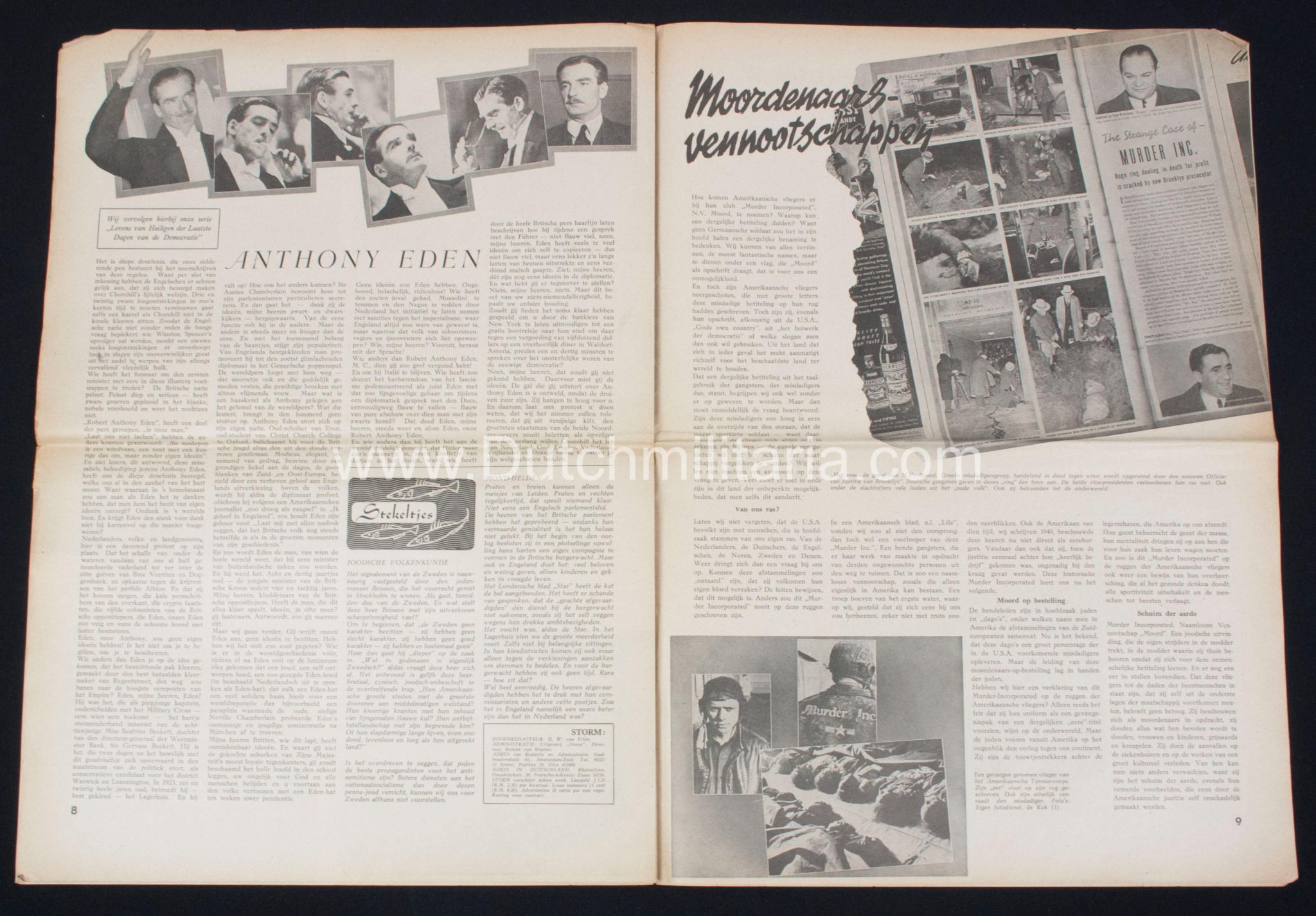 (Newspaper) Storm SS 11 February 1944 - Leistungsrune / Himmler in Avegoor edition - Extremely rare - Image 35