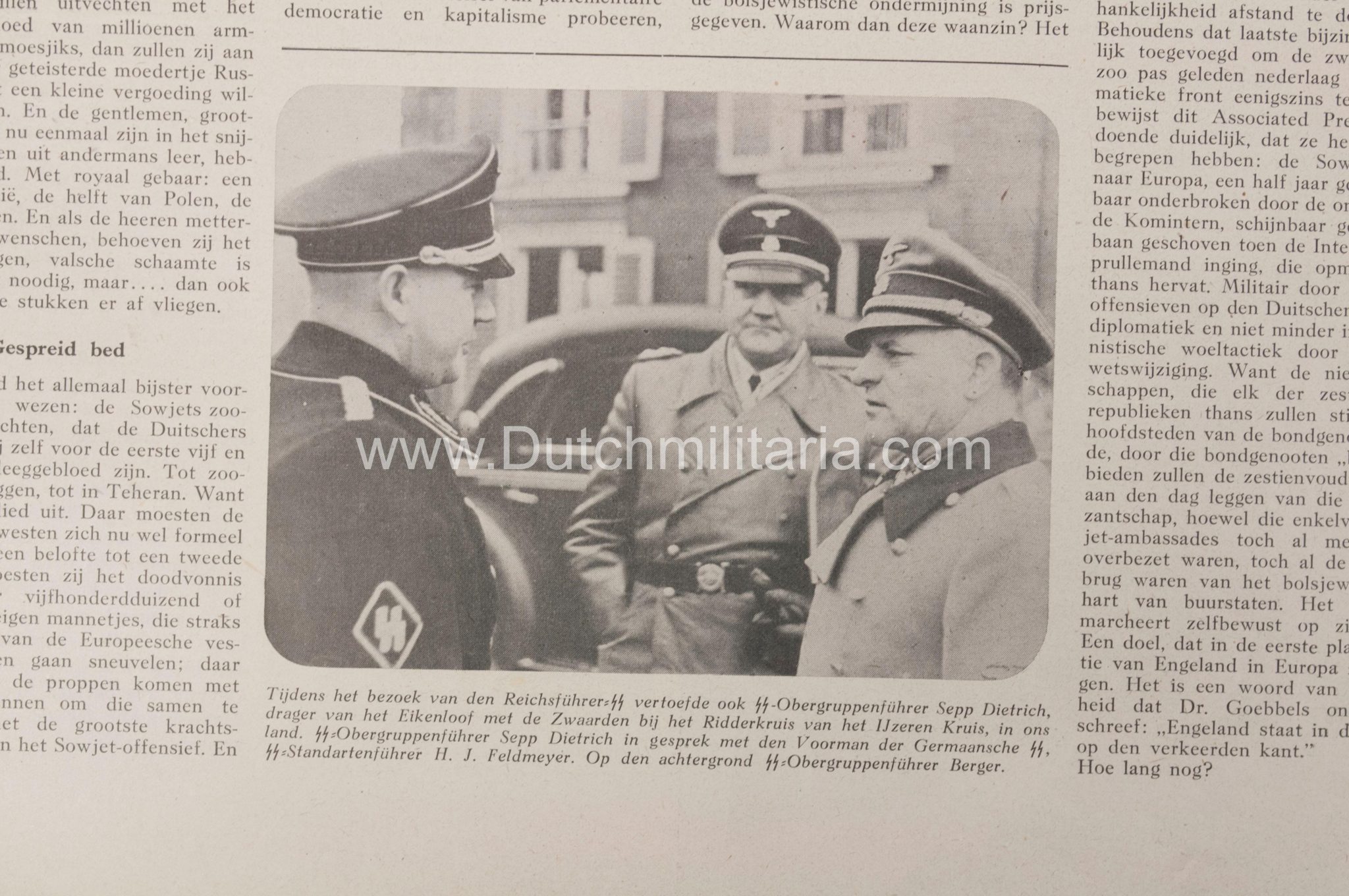 (Newspaper) Storm SS 11 February 1944 - Leistungsrune / Himmler in Avegoor edition - Extremely rare - Image 37