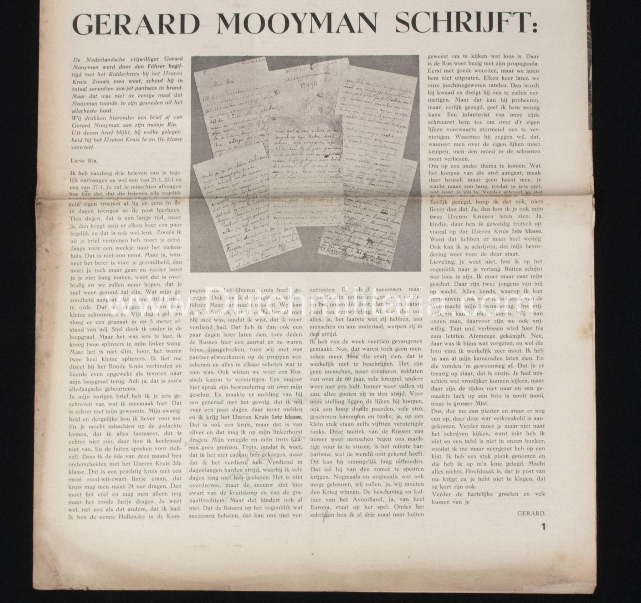 (Newspaper) Storm SS 26 February and 12 March 1943 - 2x Gerard Mooyman - RARE - Image 20