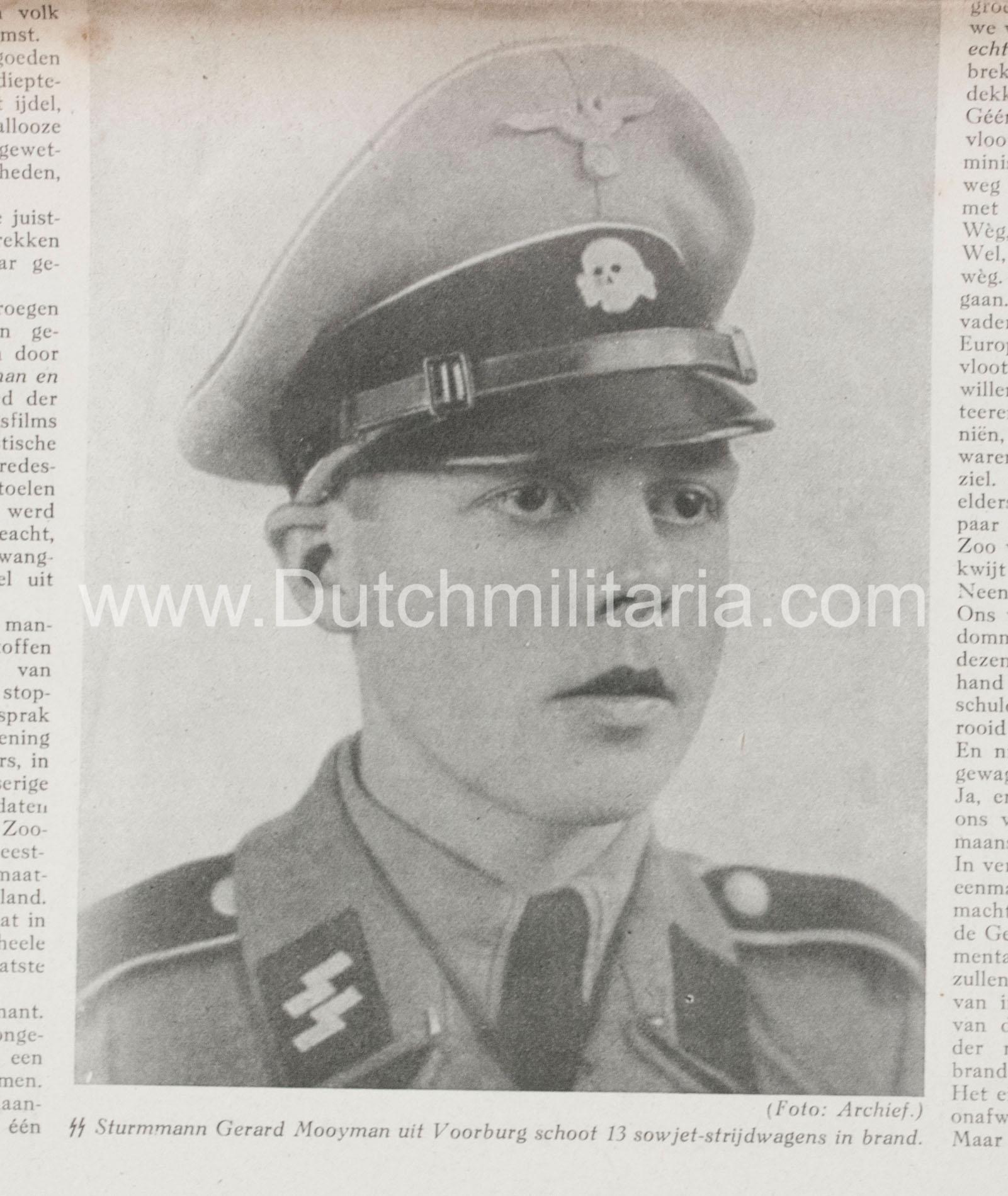 (Newspaper) Storm SS 26 February and 12 March 1943 - 2x Gerard Mooyman - RARE - Image 4