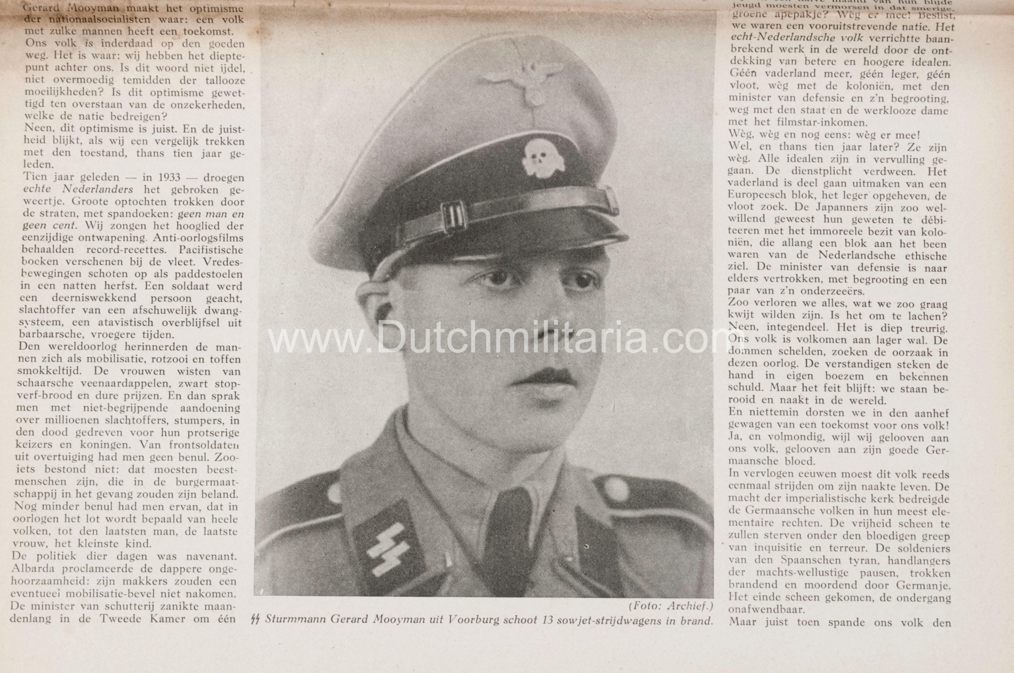 (Newspaper) Storm SS 26 February and 12 March 1943 - 2x Gerard Mooyman - RARE - Image 5