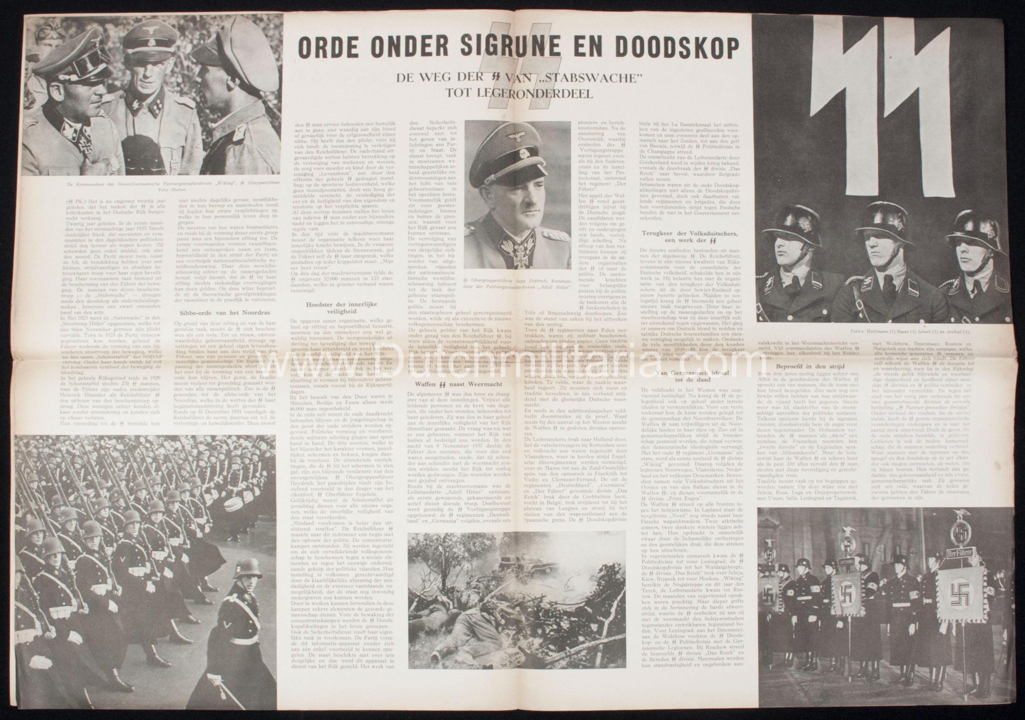 (Newspaper) Storm SS 26 February and 12 March 1943 - 2x Gerard Mooyman - RARE - Image 8