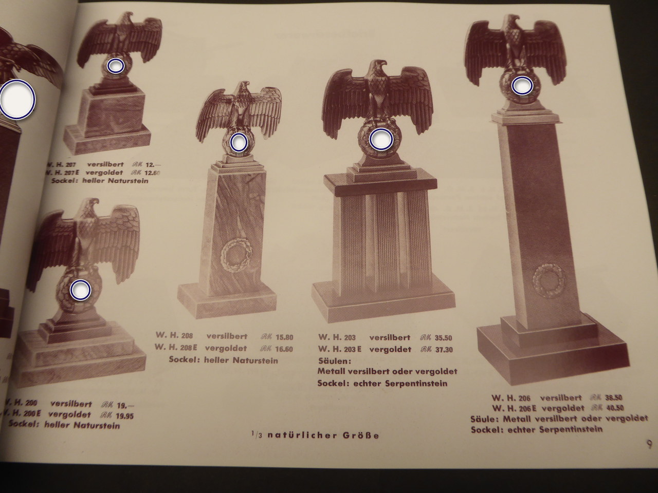 Nürnberg desk eagle (MM "RZM M3/100" Metallwarenfabrik Emmerich & Schöning Berlin) - rare - Image 32