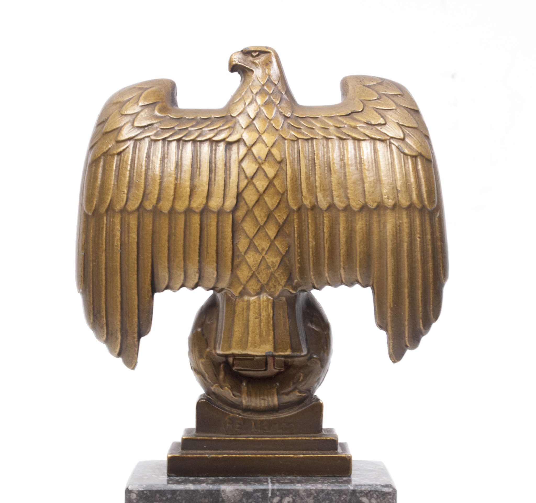 Nürnberg desk eagle (MM "RZM M3/100" Metallwarenfabrik Emmerich & Schöning Berlin) - rare - Image 14