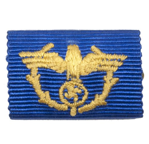 Polizei Dienstauszeichnung 1. Stufe für 25 Jahre single ribbon - RARE