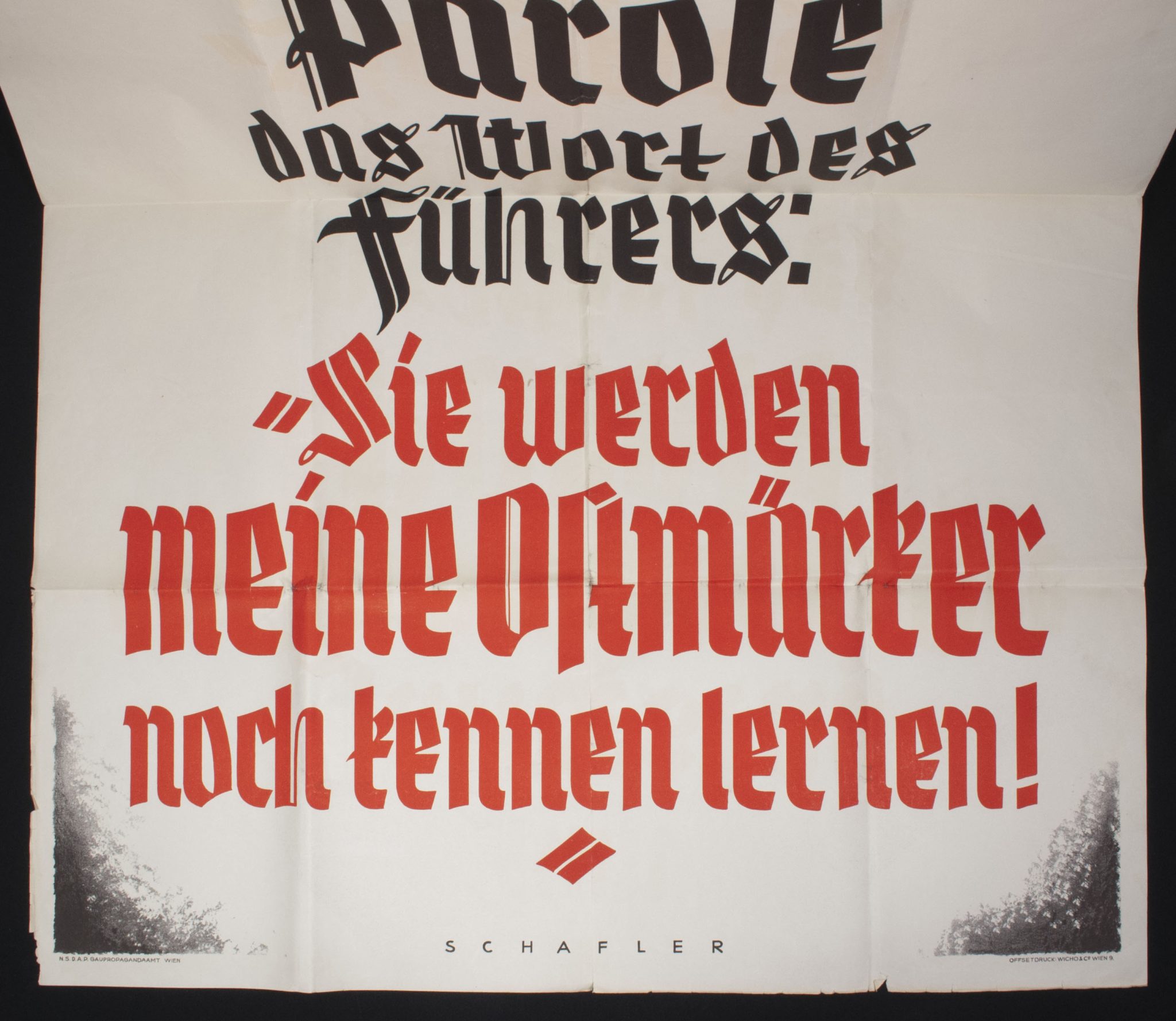 (Poster) NSDAP - Zum Jahrestag des Umbruches unsere Parole das Wordt des Führers: "Sie werden meine Ostmärker noch kennen lernen"! - Image 6