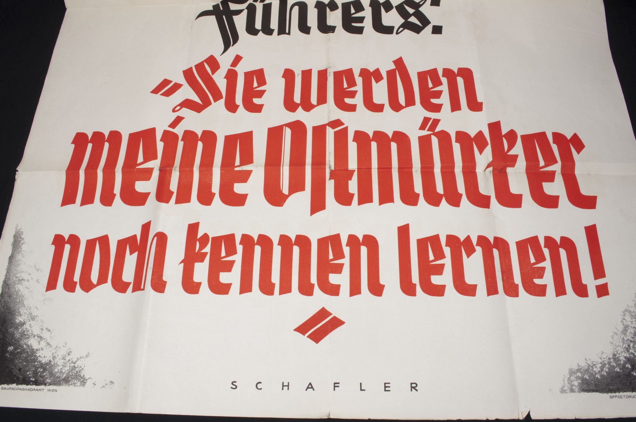 (Poster) NSDAP - Zum Jahrestag des Umbruches unsere Parole das Wordt des Führers: "Sie werden meine Ostmärker noch kennen lernen"! - Image 7