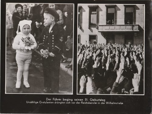 (Pressphoto) Der Führer beging seinen 51. Geburtstag (24x18 cm)