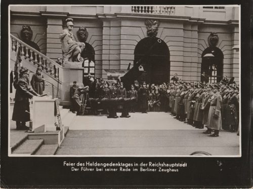 (Pressphoto) Feier des Heldengedenktages in der Reichshauptstadt (24x18 cm)