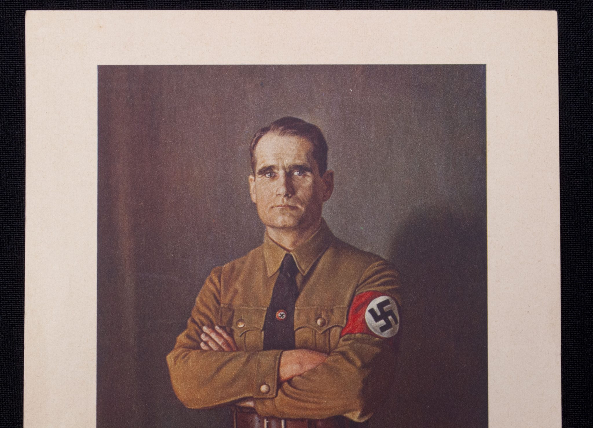 Reichsführer Rudolf Hess Der Stellvertreter des Führers zum Tag des deutschen Volkstums 1939 in Eger (print 1939)