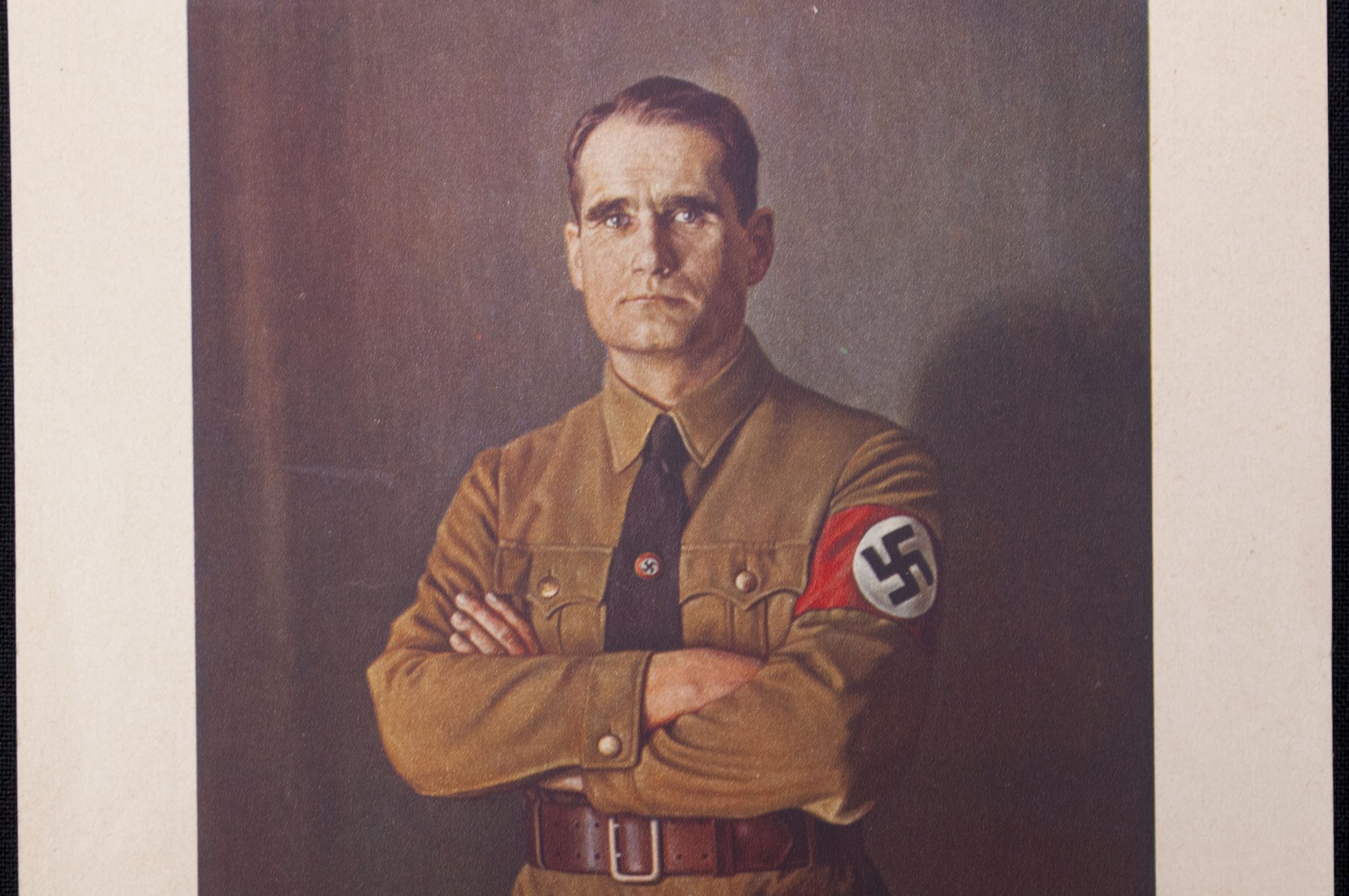 Reichsführer Rudolf Hess Der Stellvertreter des Führers zum Tag des deutschen Volkstums 1939 in Eger (print 1939)