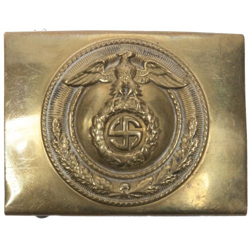 SA buckle with Sunwheel swastika