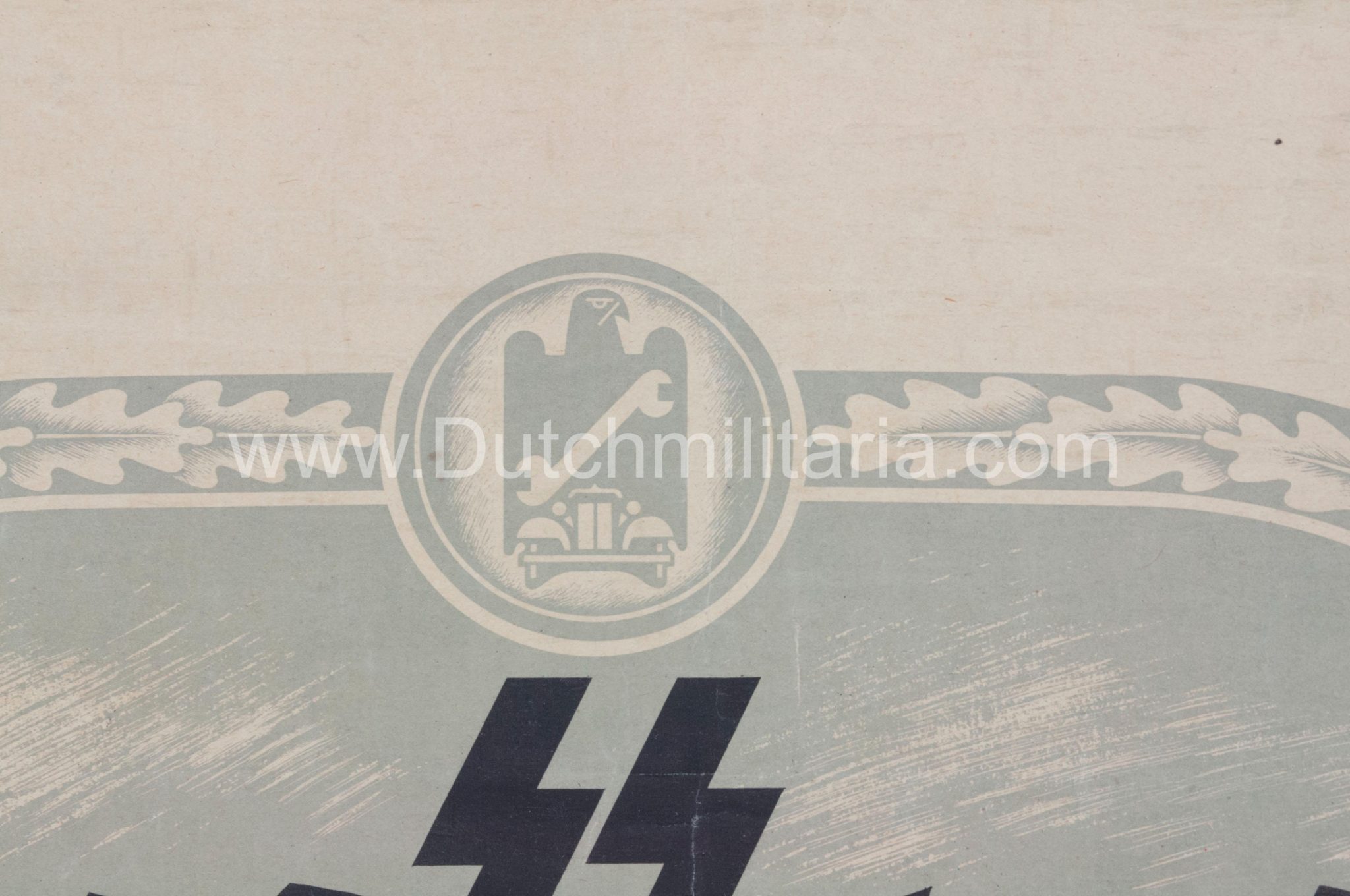 SS-Meisterbrief / SS-Meistertitels citation - Signed SS Standartenführer Neblich (1941) - Extremely Rare - Image 32