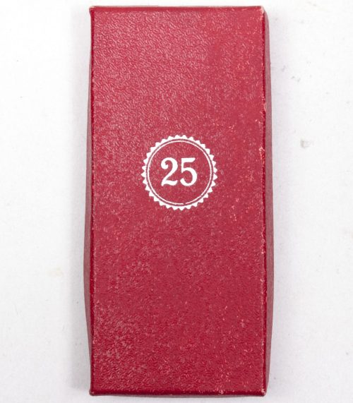 Treue Dienst 25 Jahre + etui (Maker Gold- u. Silver-Scheideanstalt Oberstein Franz Reischauer)