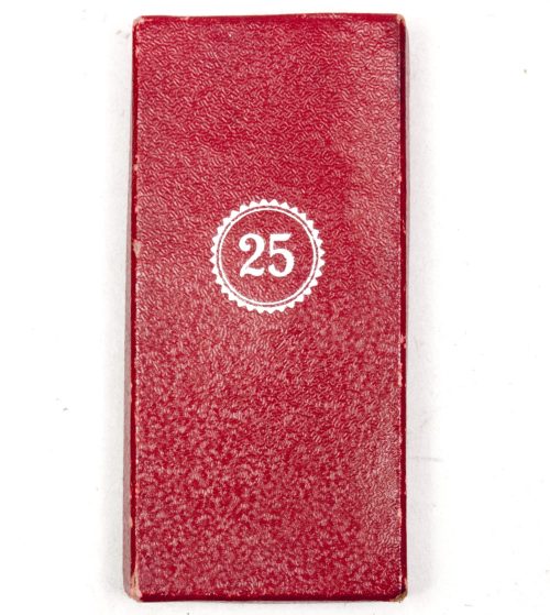 Treue Dienst 25 Jahre + etui (Maker Gold- u. Silver-Scheideanstalt Oberstein Franz Reischauer)