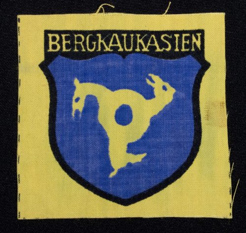 WWII German Foreign Volunteer shield Bergkaukasien