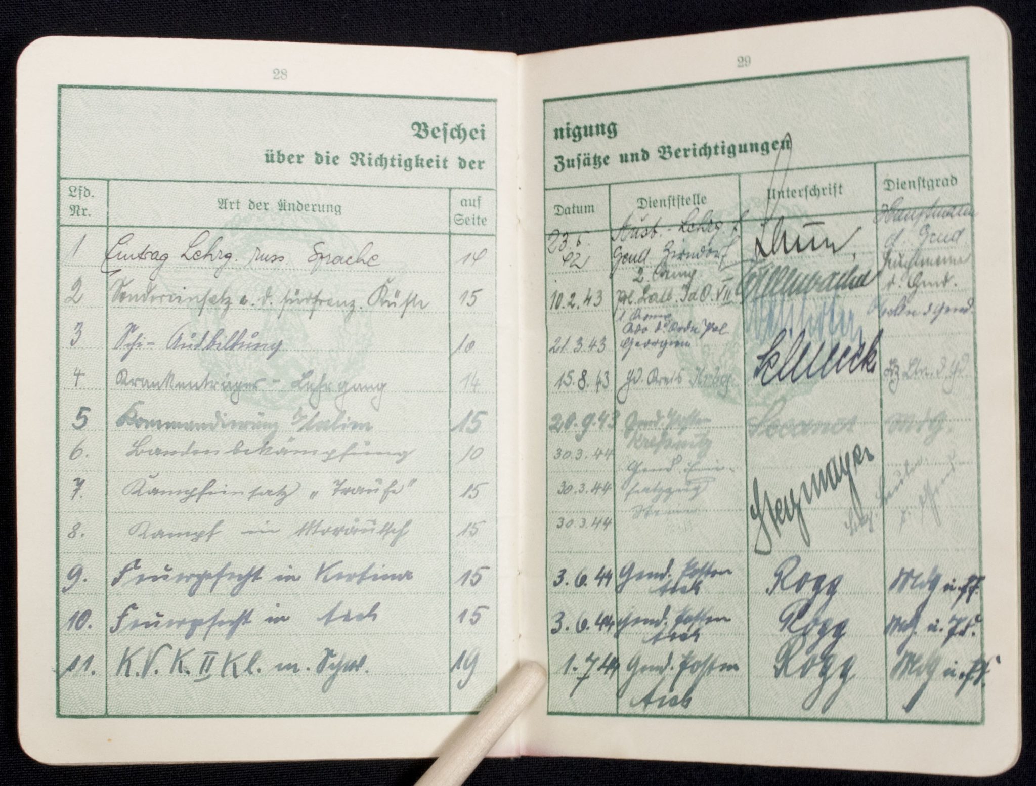 WWII German Polizei Soldbuch/Dienstpass/Dienstausweis group - Image 29