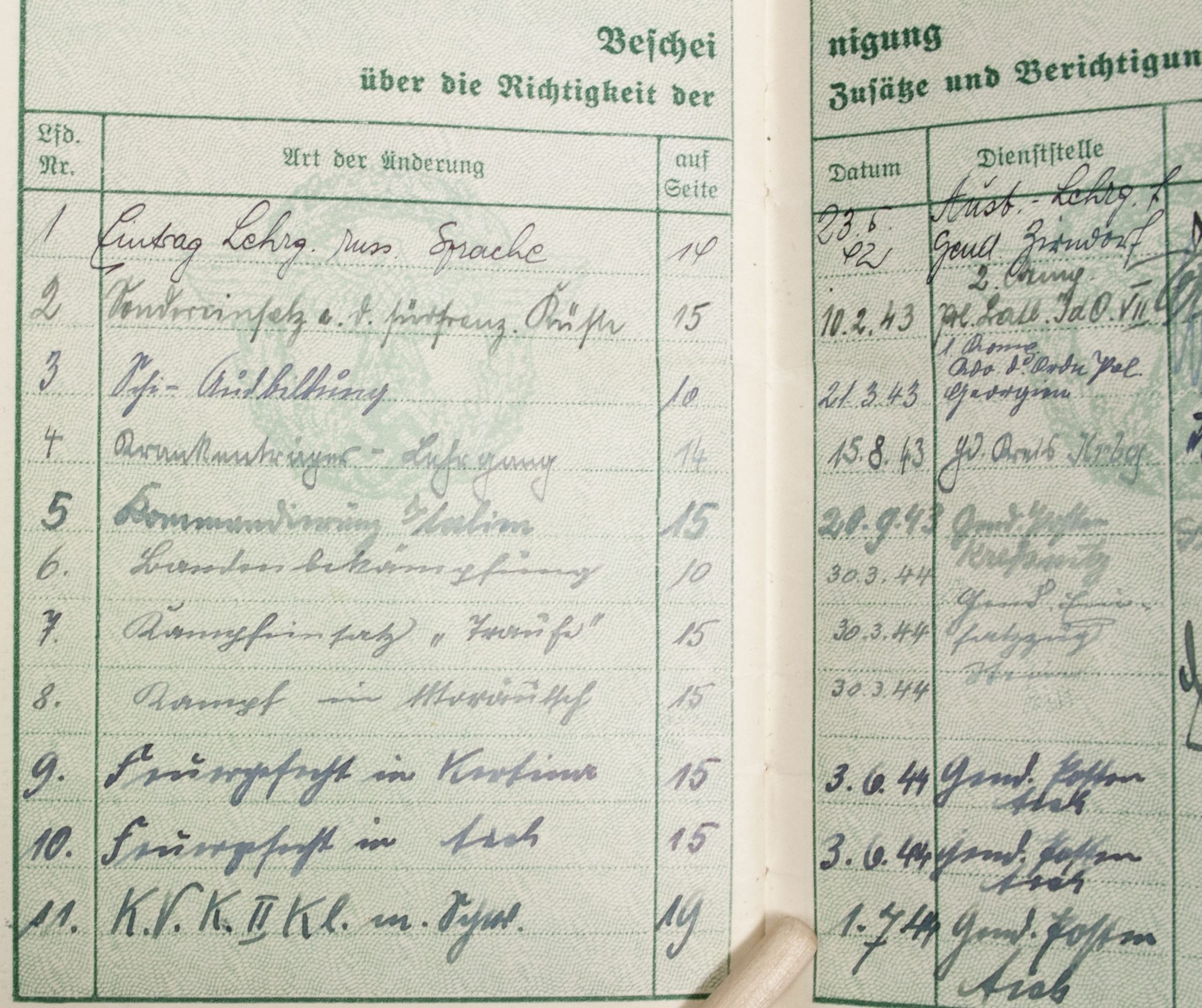 WWII German Polizei Soldbuch/Dienstpass/Dienstausweis group - Image 30