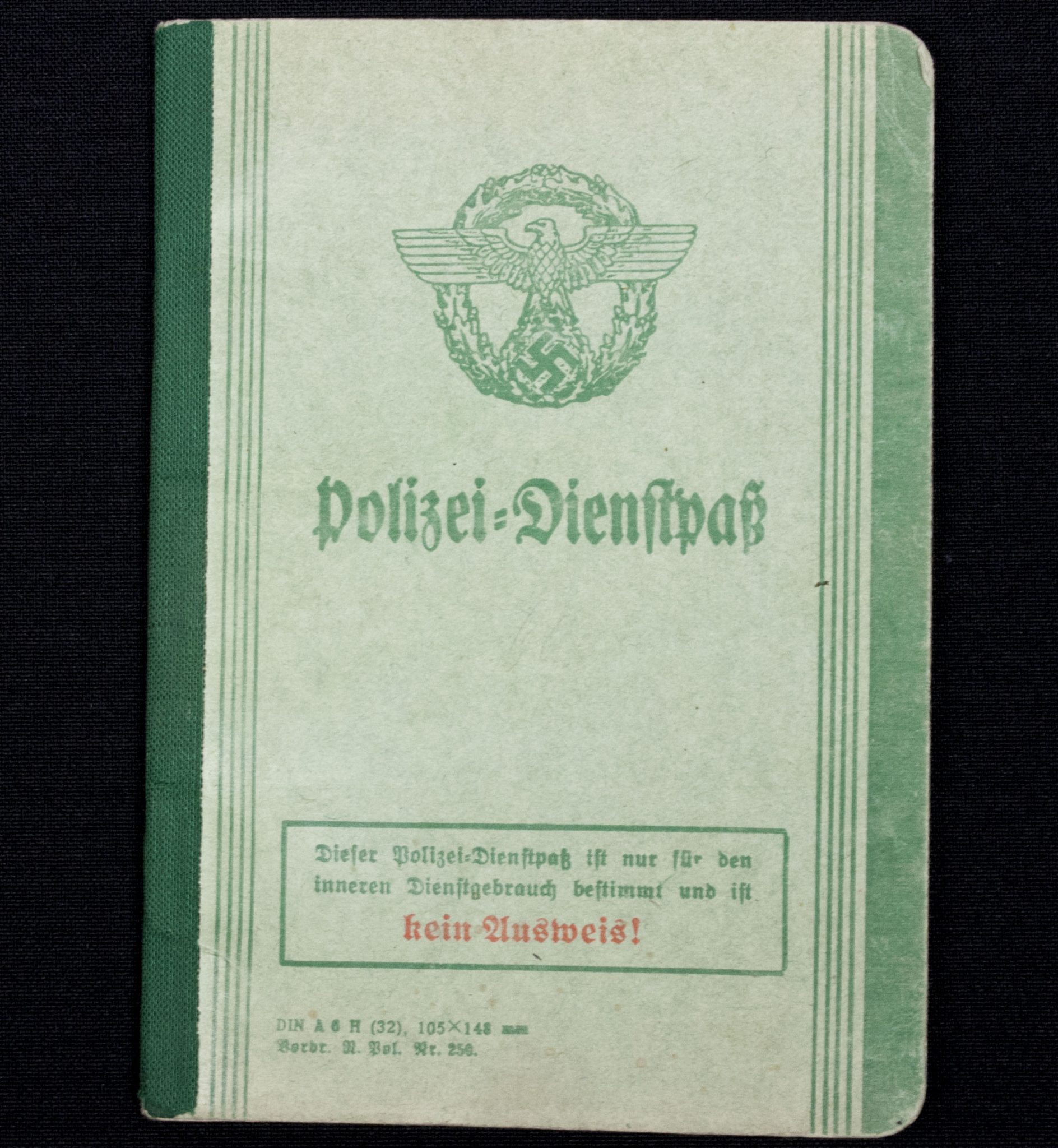 WWII German Polizei Soldbuch/Dienstpass/Dienstausweis group - Image 20