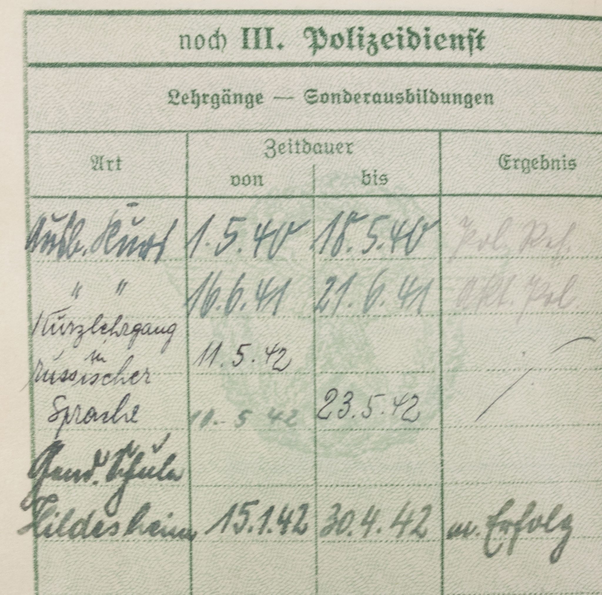 WWII German Polizei Soldbuch/Dienstpass/Dienstausweis group - Image 29